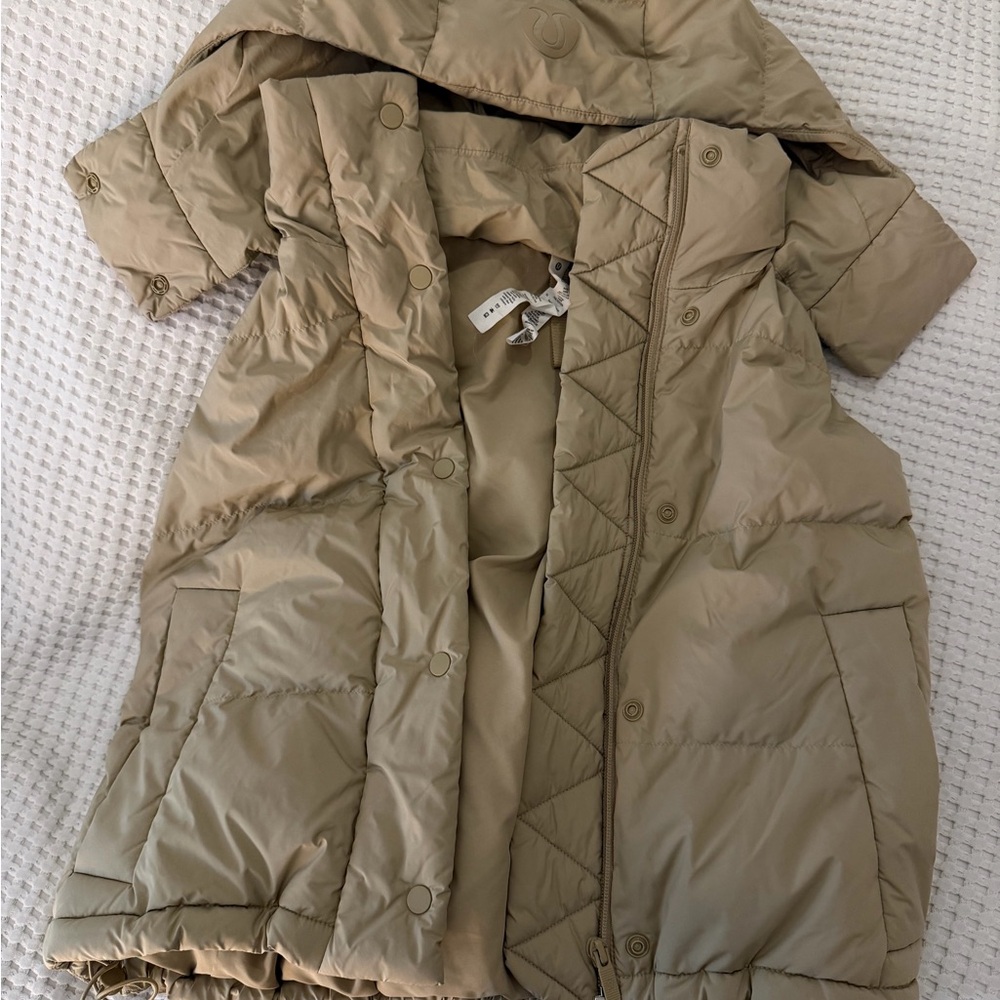 Lululemon Tan Puffer Vest